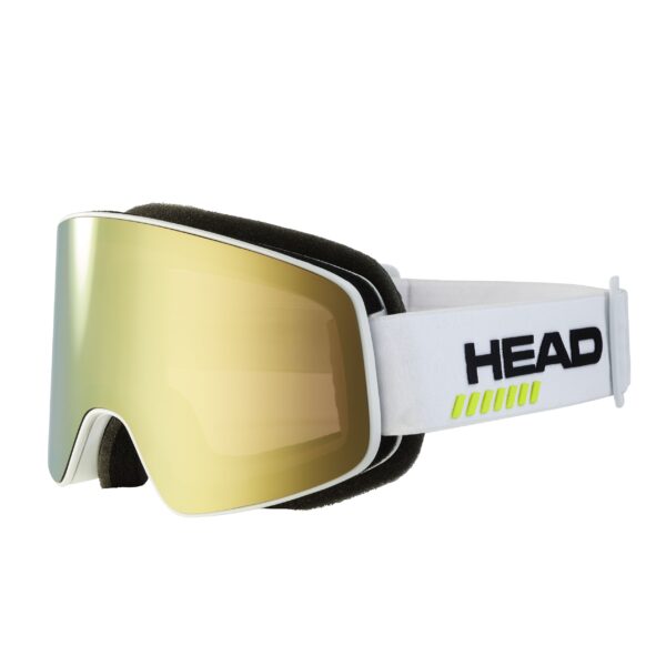 GOGLE HEAD HORIZON 5K RACE GOLD WHITE + SL