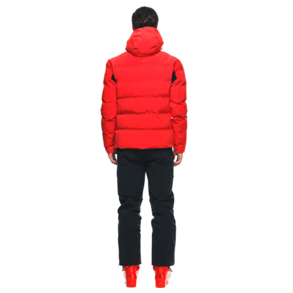 czerwona puchowa kurtka narciarska dainese ski downjacket fire red