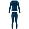 bielizna viking skido kids set navy blue