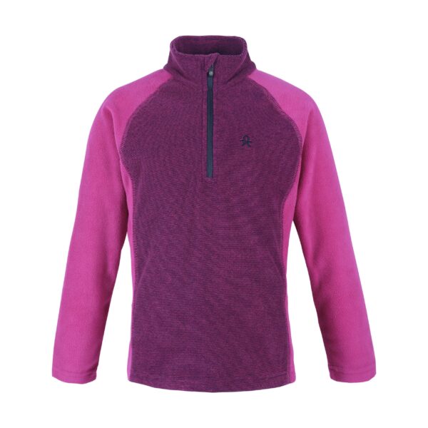 BLUZA POLAROWA COLOR KIDS FLEECE PULLI STRIPED FESTIVAL FUCHSIA