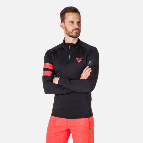 BLUZA MĘSKA ROSSIGNOL CLASSIQUE HERO 1/2 ZIP BLACK