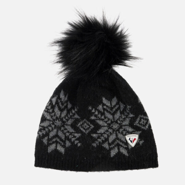 CZAPKA ROSSIGNOL L3 W SNOWFLAKE BLACK