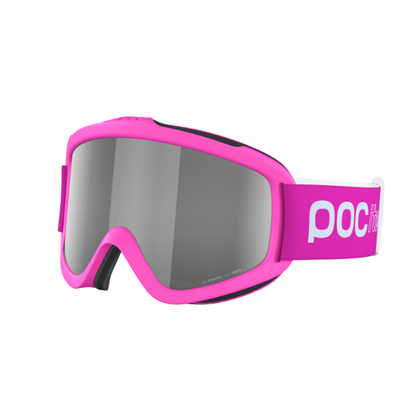 Gogle poc pocito iris fluorescent pink clarity pocito spektris silve