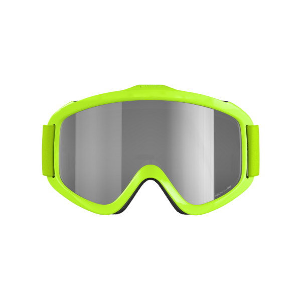 GOGLE POC POCITO IRIS FLUORESCENT YELLOW/GREEN  / SILVER