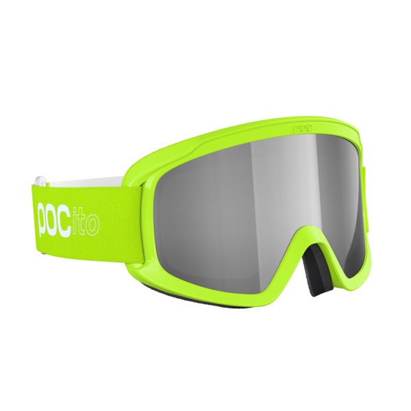 GOGLE POC POCITO OPSIN FLUORESCENT YELLOW/GREEN / CLARITY POCITO SPEKTRIS SILVE