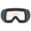 GOGLE UVEX DOWNHILL 2100 V BLACK MAT DL/RAINB. CLEAR