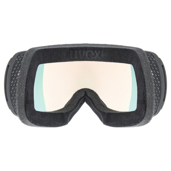 GOGLE UVEX DOWNHILL 2100 V BLACK MAT DL/RAINB. CLEAR