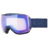 GOGLE UVEX DOWNHILL 2100 V NAVY MAT DL/BLUE CLEAR