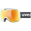 GOGLE UVEX DOWNHILL 2100 V WHITE MAT SL/ ORANGE GREEN