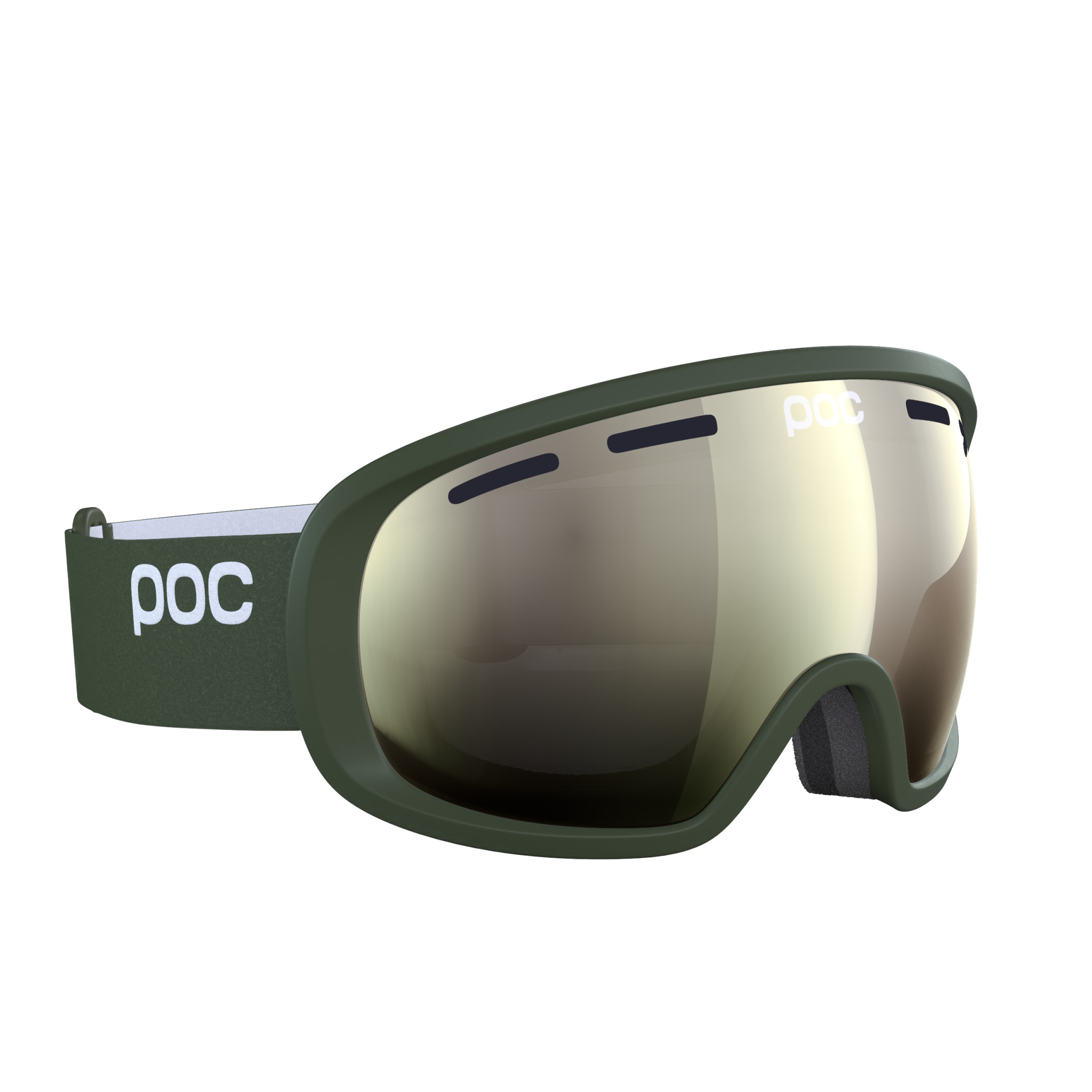 GOGLE POC FOVEA CLARITY EPIDOTE GREEN / CLARITY DEFINE/SPEKTRIS IVORY