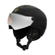 Kask narciarski z szybką