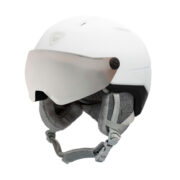 Kask narciarski z szybką