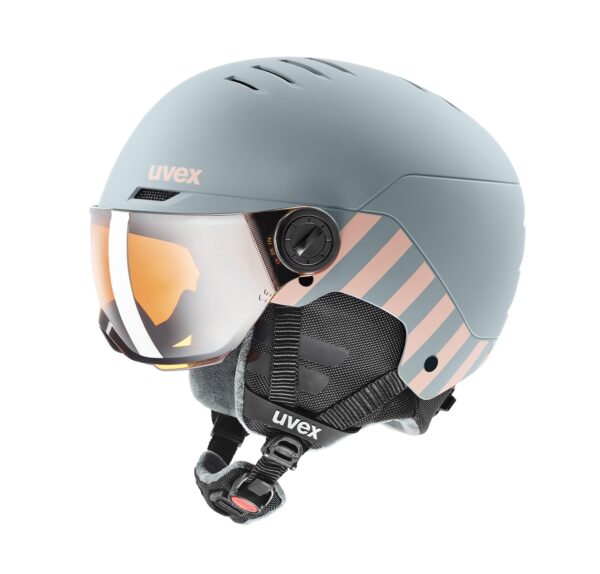 KASK UVEX ROCKET JR VISOR RHINO-BLUSH MAT