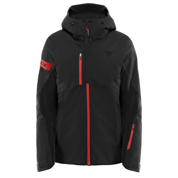 ciepla kurtka na narty czarna dainese