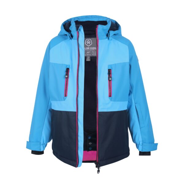 KURTKA COLOR KIDS SKI JACKET, AF 10.000, BLUE