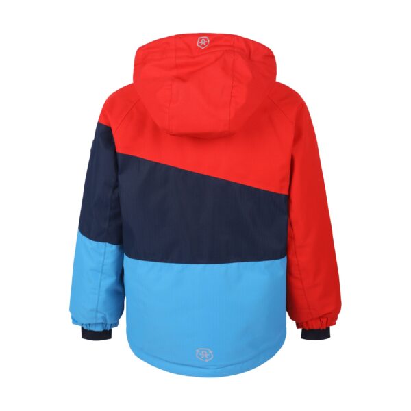 KURTKA COLOR KIDS SKI JACKET, AF 10.000, BLUE/RED