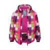 KURTKA COLOR KIDS SKI JACKET AOP, AF 10.000, FESTIVAL FUCHSIA