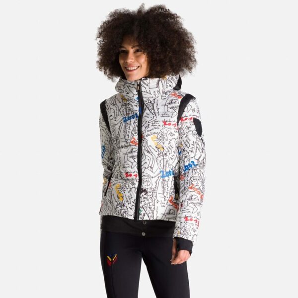 Damska kurtka narciarska ROSSIGNOL COSMIC PR DOWN JKT WHITE