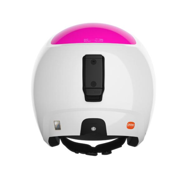 KASK POC SKULL DURA JR HYDROGEN WHITE/FLUORESCENT PINK