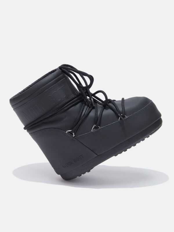 MOON BOOT ICON LOW RUBBER BLACK