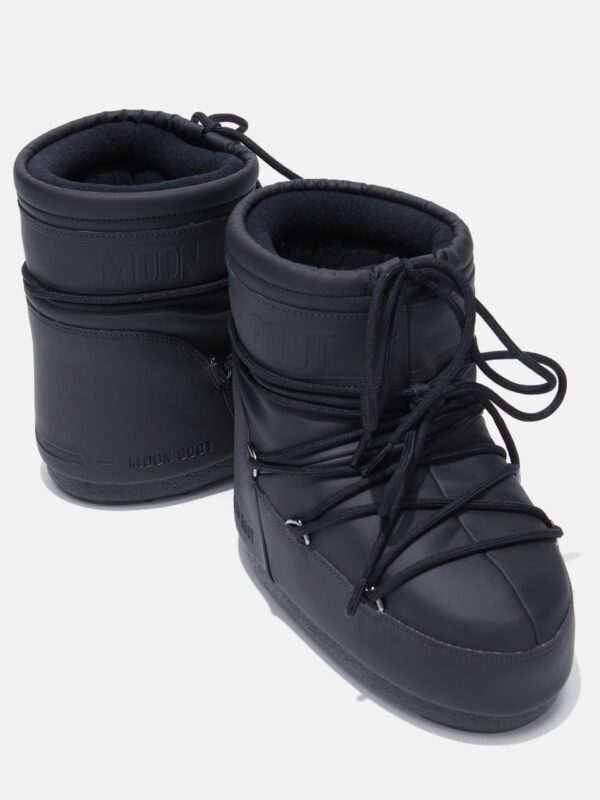 MOON BOOT ICON LOW RUBBER BLACK
