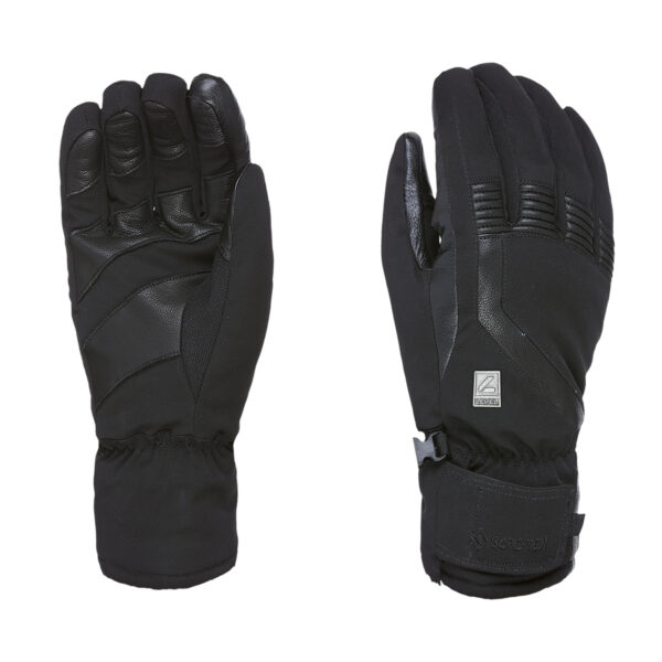 RĘKAWICE NARCIARSKIE MĘSKIE CZARNE LEVEL I-SUPER RADIATOR GORE-TEX