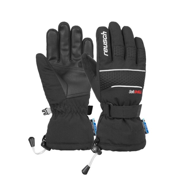 RĘKAWICE DZIECIĘCE JUNIORSKIE CZARNE REUSCH CONNOR R-TEX XT JUNIOR