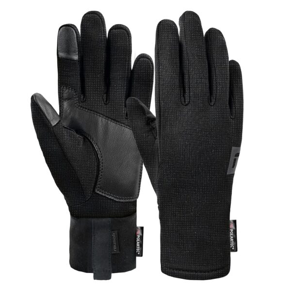 RĘKAWICE NARCIARSKIE CZARNE REUSCH NANUQ POLARTEC HF PRO TOUCH-TECH