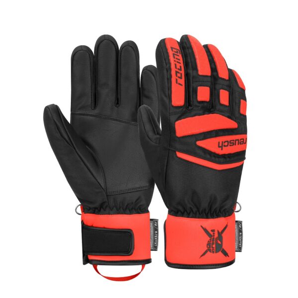 RĘKAWICE NARCIARSKIE CZERWONE REUSCH WORLDCUP WARRIOR PRIME R-TEX XT JUNIOR