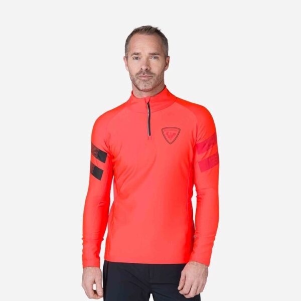 BLUZA ROSSIGNOL CLASSIQUE HERO 1/2 ZIP RED