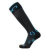 SKARPETY UYN MAN SKI ONE MERINO SOCKS ANTHRACITE/TURQUISE