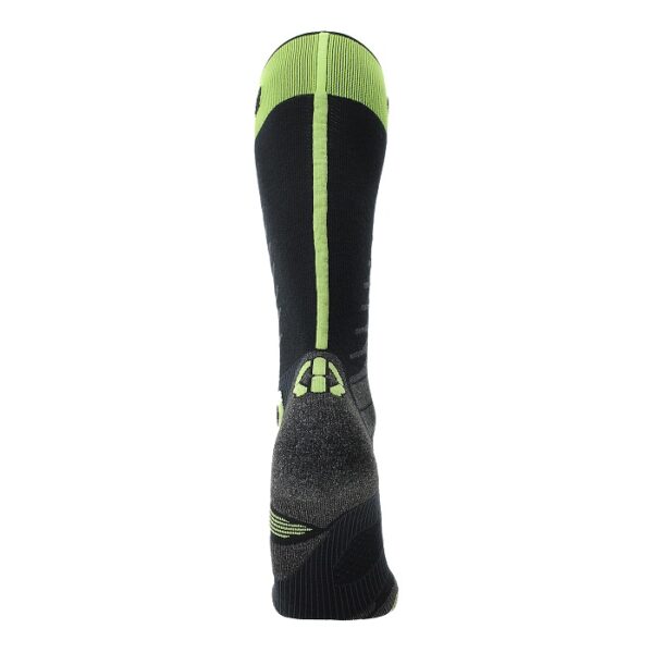 SKARPETY UYN MAN SKI ONE MERINO SOCKS BLACK/LIME