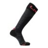 SKARPETY UYN LADY SKI ONE MERINO SOCKS ANTHRACITE/PINK