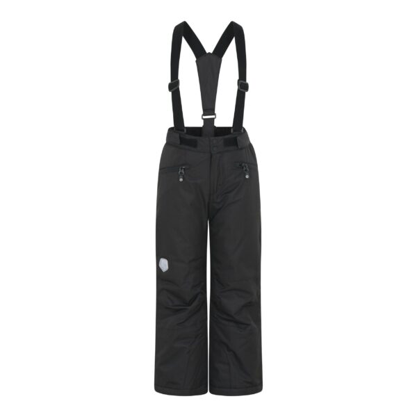 spodnie color kids ski pants w pockets black