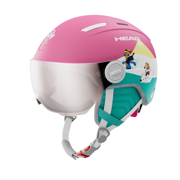 kask narciarski z szyba psi patrol