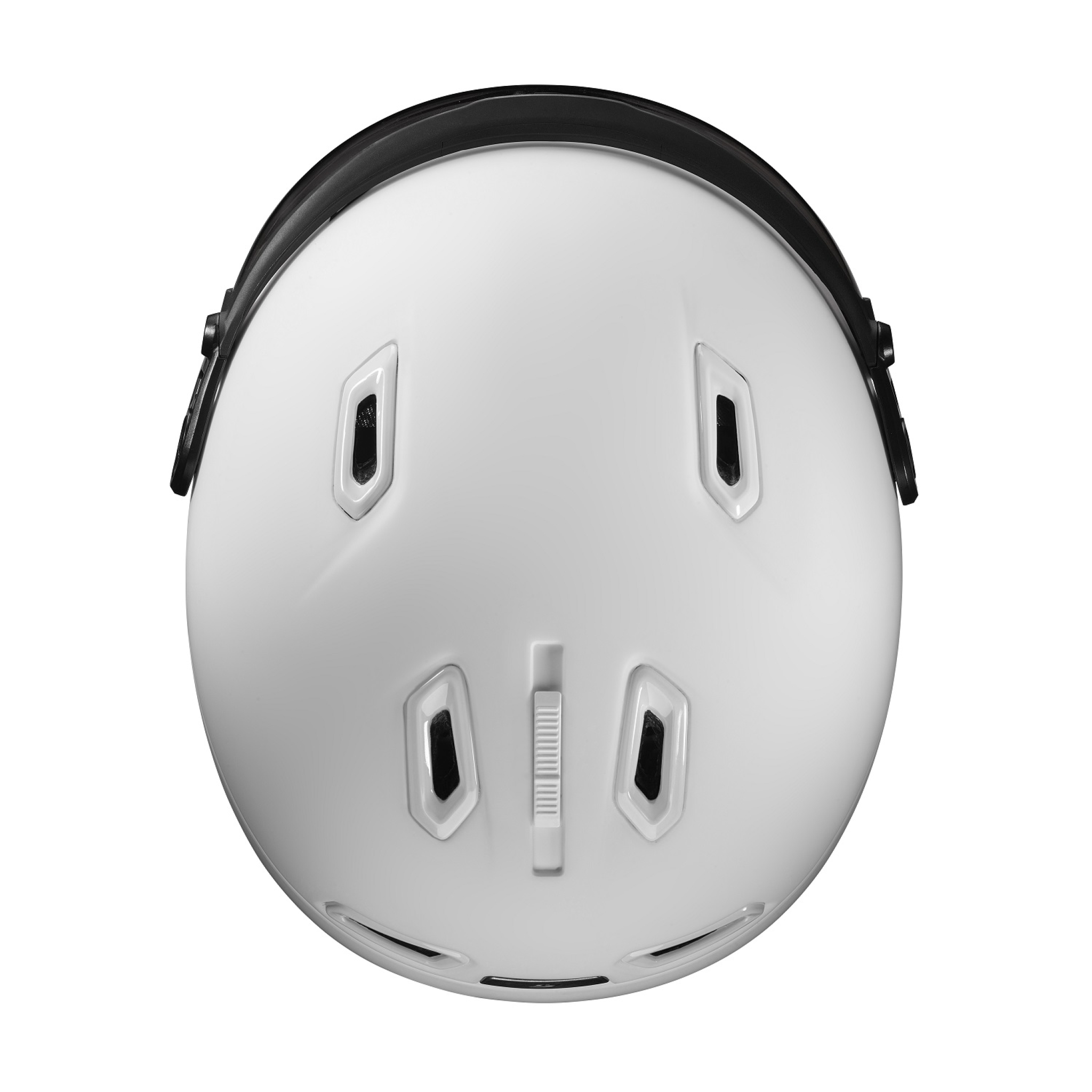 kask narciarski biały z szybą fotochromatyczna julbo