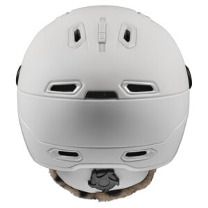 kask narciarski biały z szybą fotochromatyczna julbo