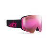 gogle julbo razor edge różowe