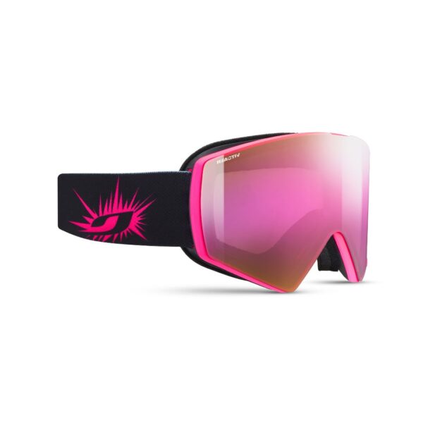 gogle julbo razor edge różowe