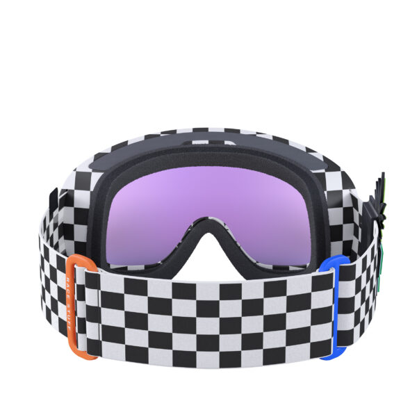 gogle poc fovea mid czarno białe speedy