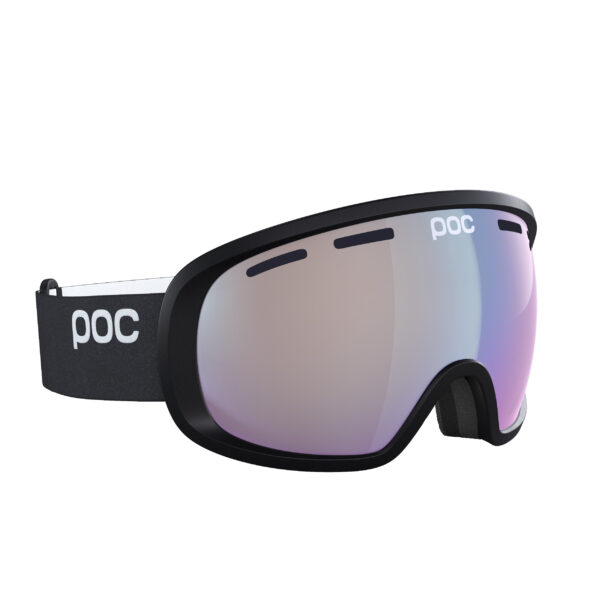 GOGLE POC FOVEA PHOTOCHROMATIC URANIUM BLACK/LIGHT PINK-SKY BLUE