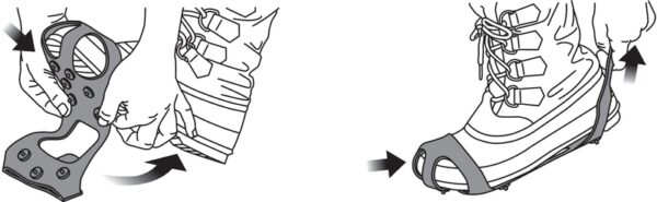 Nakładki na buty Sidas - Walk traction