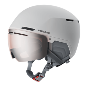 damski kask head z szyba biały