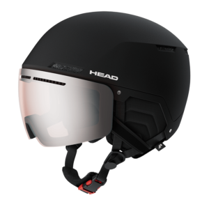 czarny kask meski z szyba head