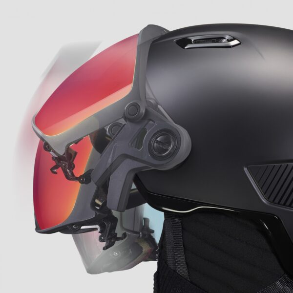 kask narciarski z szybą julbo czarny