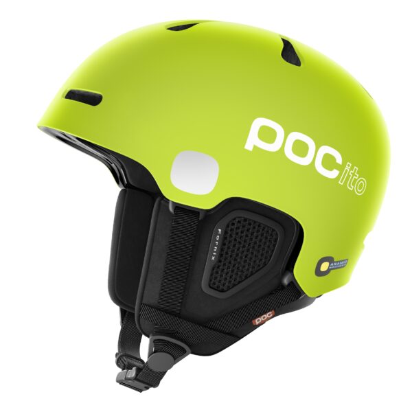 KASK POC POCITO FORNIX FLUORESCENT GREEN SHINY - 2019/2020