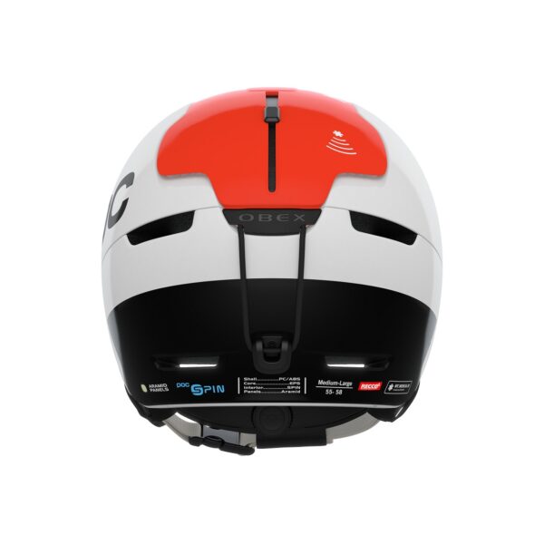 KASK POC OBEX BC SPIN HYDROGEN WHITE FLUORESCENT ORANGE AVIP - 2020/21