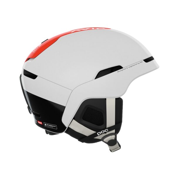 KASK POC OBEX BC SPIN HYDROGEN WHITE FLUORESCENT ORANGE AVIP - 2020/21