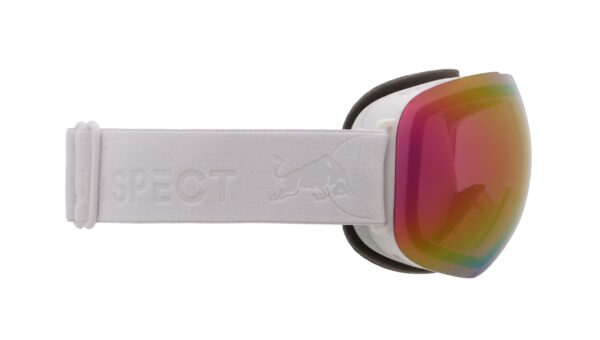 gogle na snowboard redbull białe
