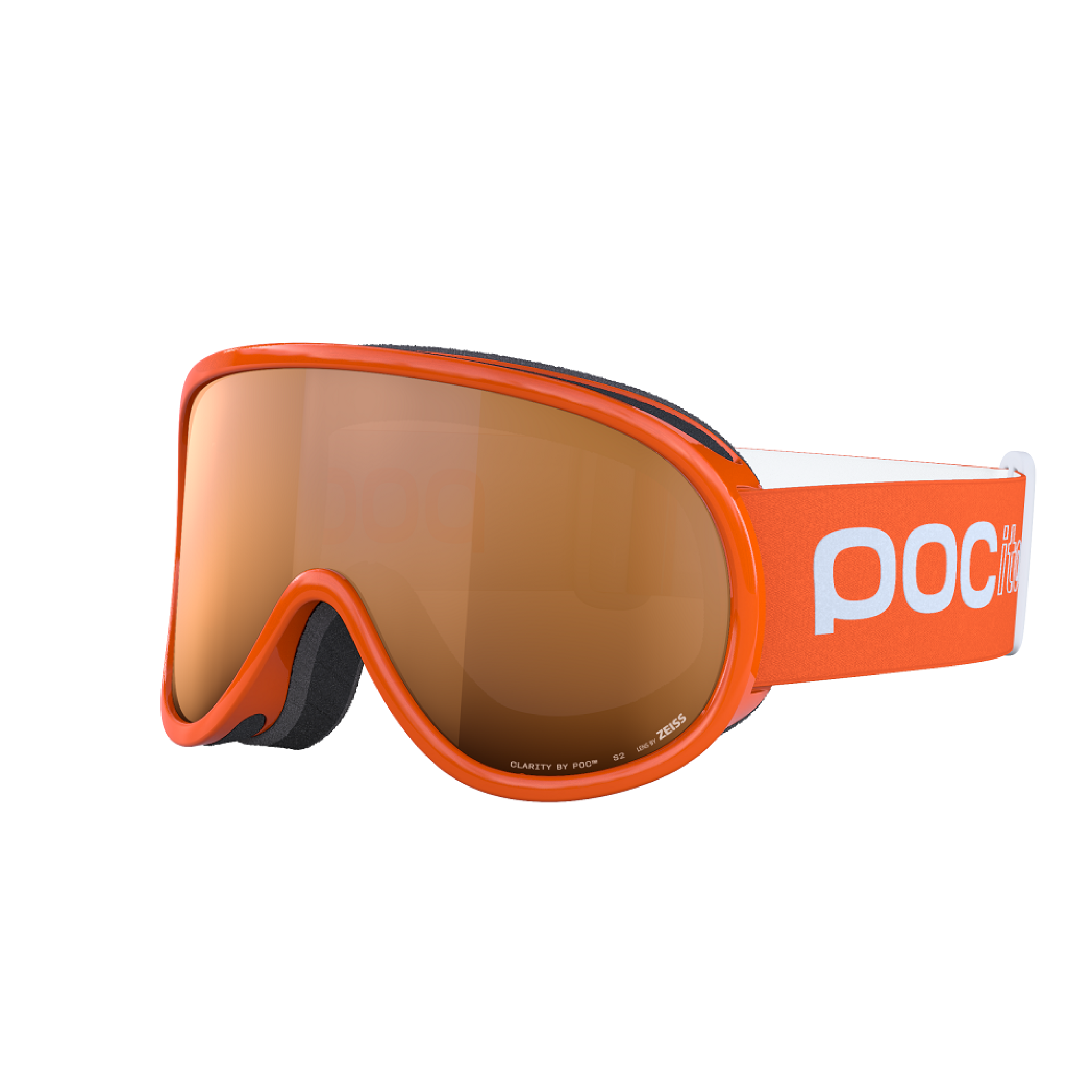gogle narciarskie poc retina fluorscent orange dla dzieci